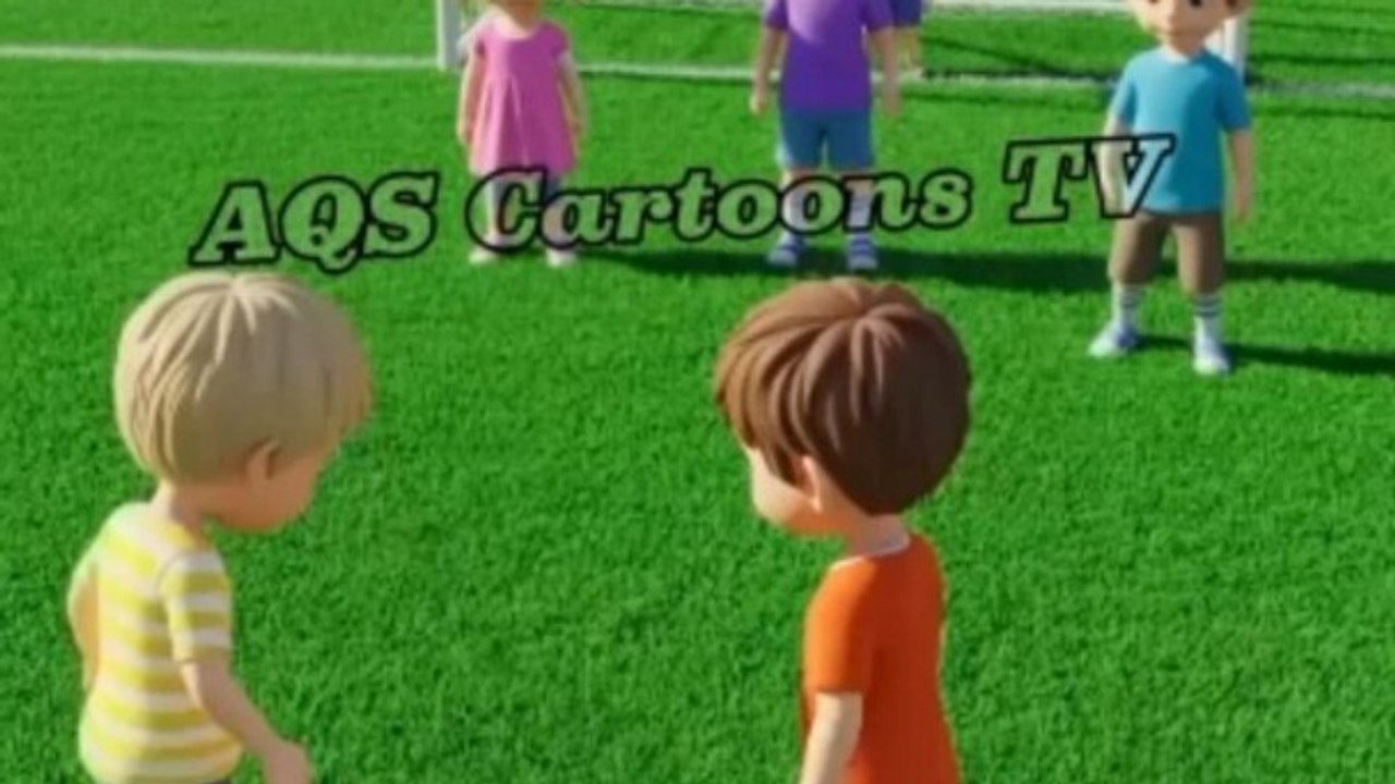 One Two Three |Learn Number| With Football Ground |AQS Cartoons TV