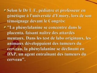 L' Aspartame, le tueur silencieux - Monsanto