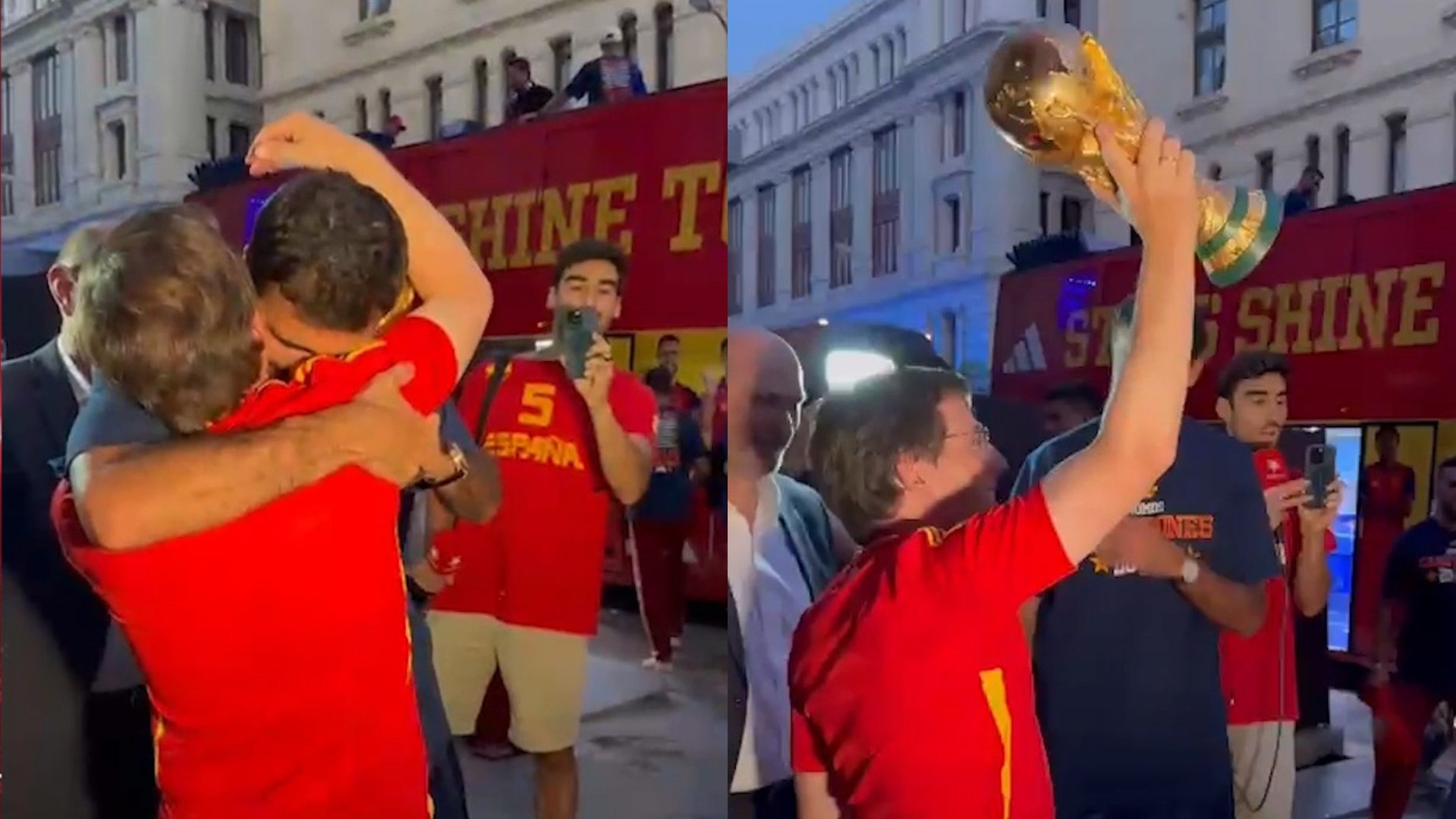 El detalle de Rodri con Martínez-Almeida: "Píllala, píllala ahí"