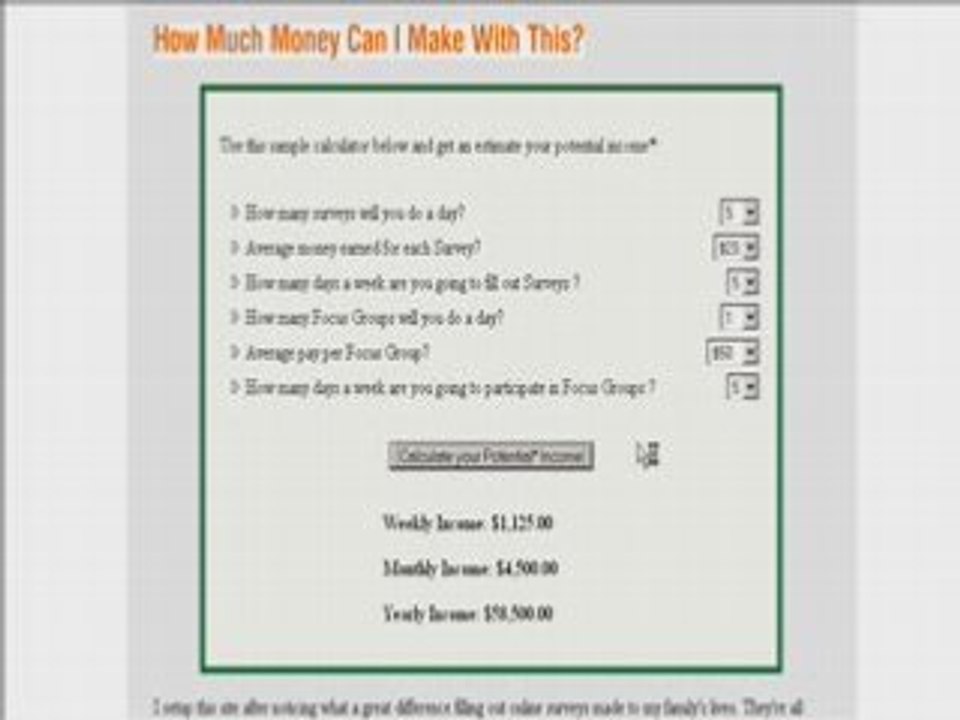 Get Paid For Online Surveys - At least $350++ Per Week!