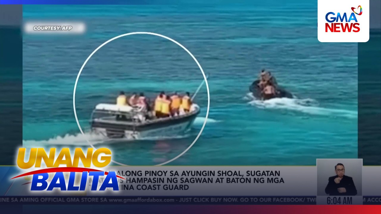 2 sundalong Pinoy sa Ayungin Shoal, sugatan matapos hampasin ng sagwan at baton ng mga taga-CCG | Unang Balita