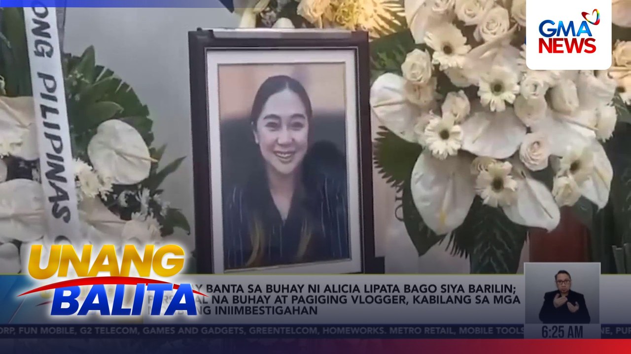 PNP - May banta sa buhay ni Alicia Lipata bago siya barilin; personal na buhay at pagiging vlogger, kabilang sa mga motibong iniimbestigahan | Unang Balita
