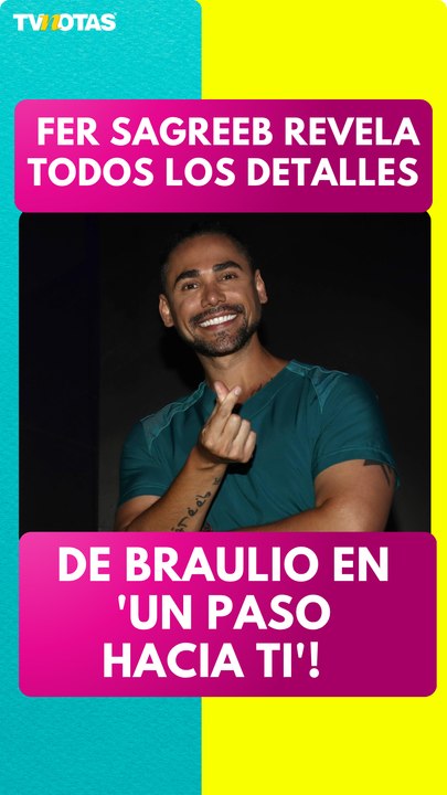 Fer Sagreeb revela cómo será Braulio en 'Un paso hacia ti': doctor, terapeuta y un personaje que rompe estereotipos