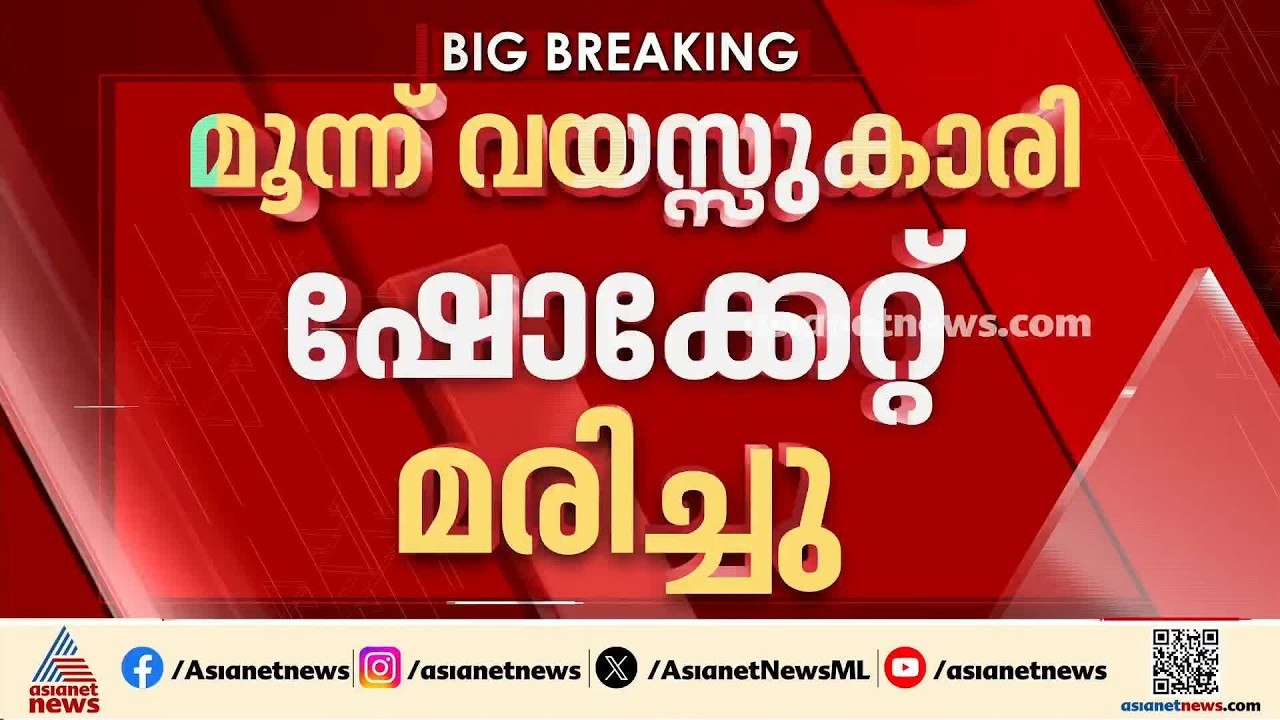 പത്തനംതിട്ടയിൽ മൂന്ന് വയസുകാരി ഷോക്കേറ്റ് മരിച്ചു | Pathanamthitta | Ranni