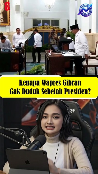 Kenapa Wapres Gibran Gak Duduk Sebelah Presiden?