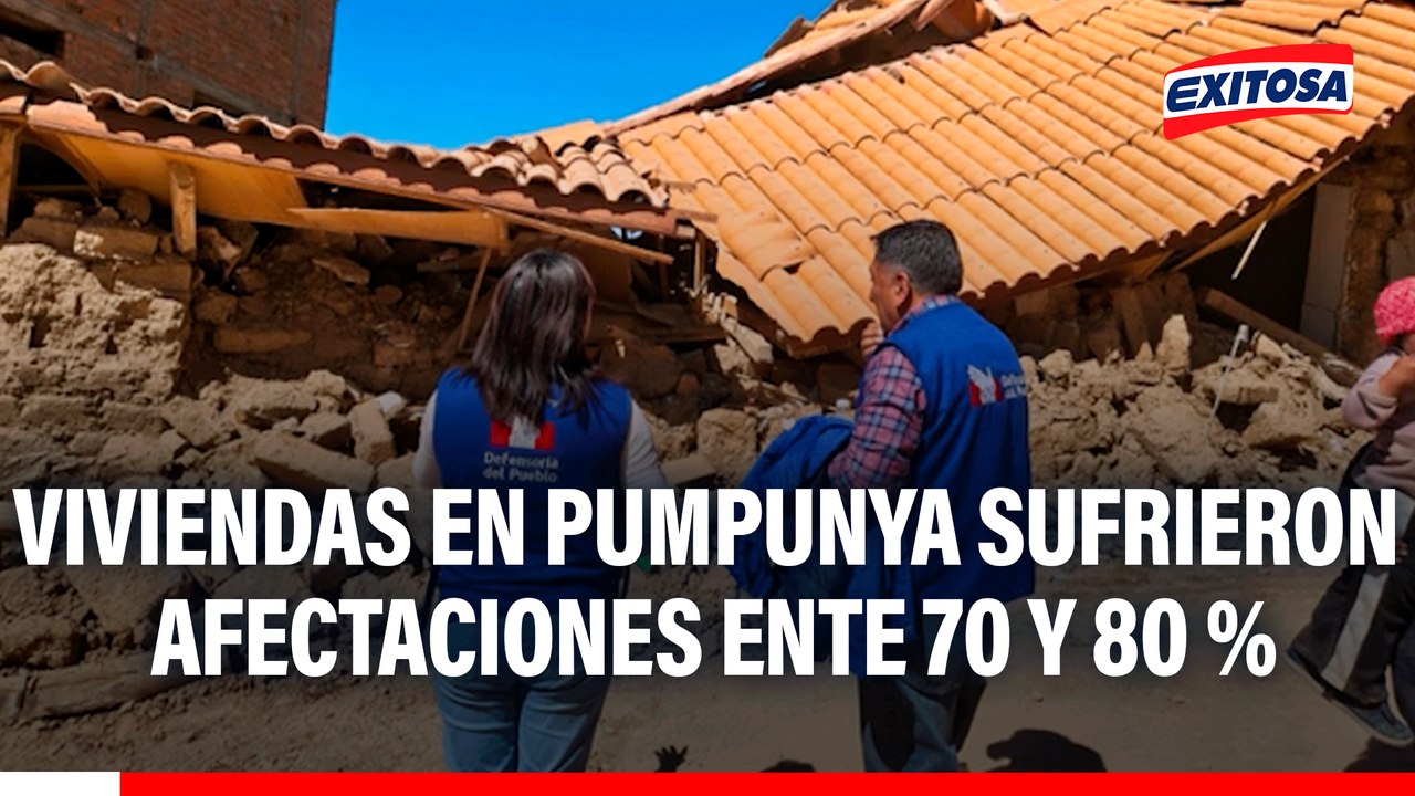 Viviendas en Pumpunya sufrieron daños entre un 70 y 80 % tras sismo, según Mario de la Cruz