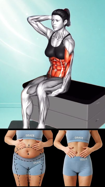 🔥 Tone Your Belly & Thighs While Sitting with These Easy Exercises! 💪