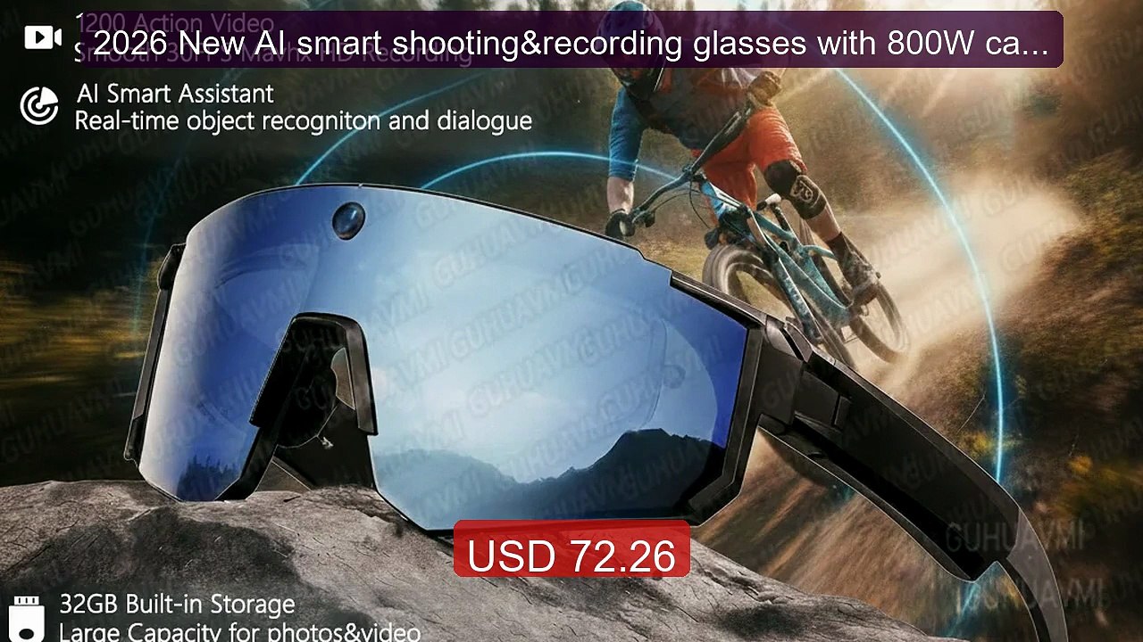 2026 New AI smart shooting&recording glasses with 800W camera, HD a... -- Top Rated 2026 | Buy Now!