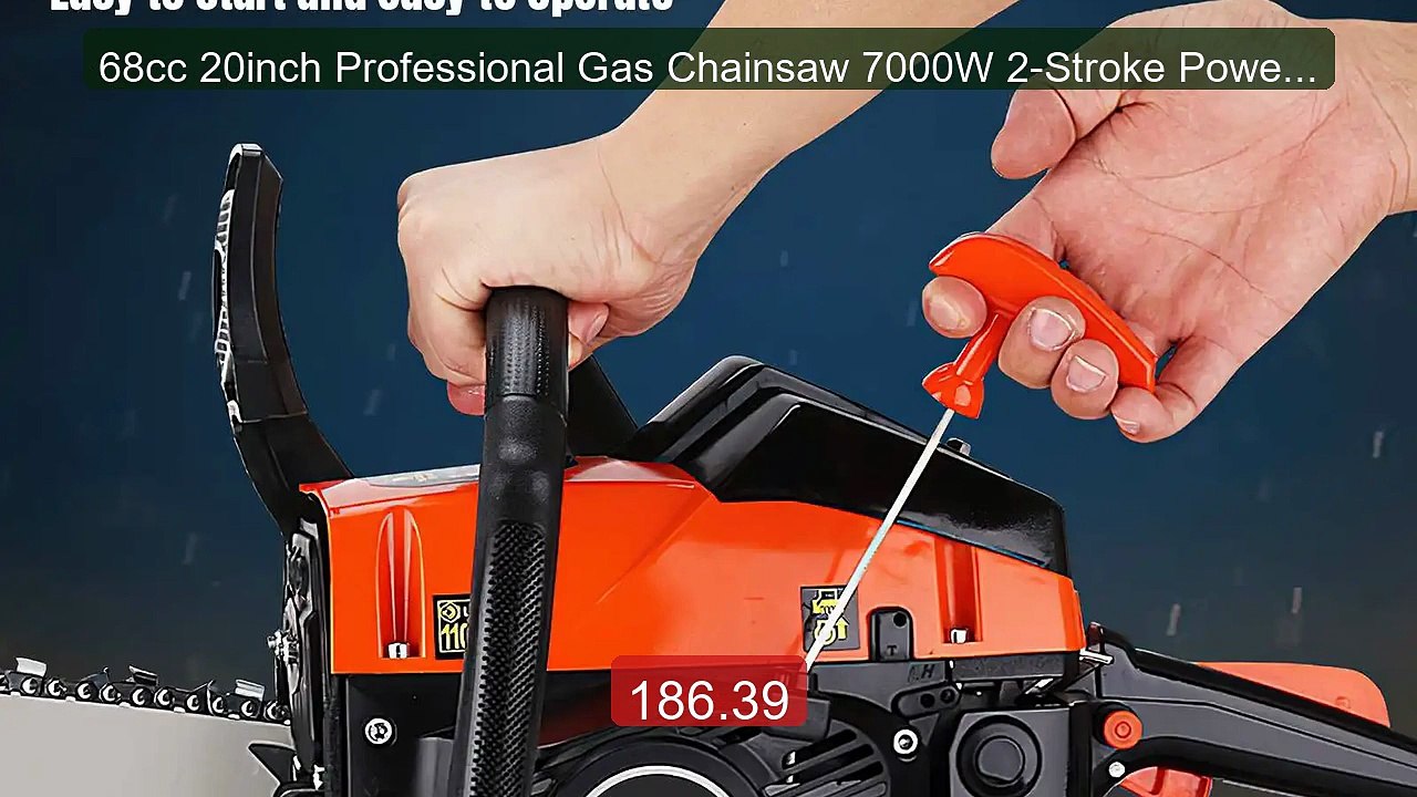 68cc 20inch Professional Gas Chainsaw 7000W 2-Stroke Power Cha... -- Best Buy 2026 | Great Quality!