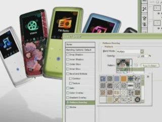 Samsung NEW MP3 S3 : Photoshop CS3 Retouch, Blending Texture