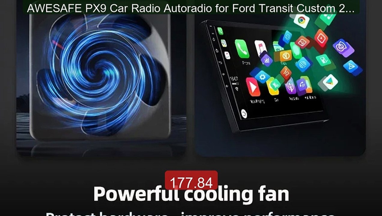 AWESAFE PX9 Car Radio Autoradio for Ford Transit Custom 2012-2... -- Best Buy 2026 | Great Quality!