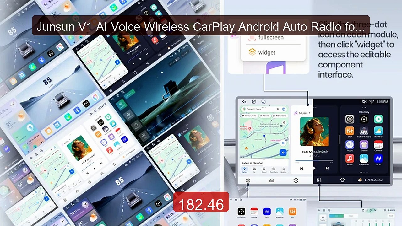 Junsun V1 AI Voice Wireless CarPlay Android Auto Radio for ... -- Top Pick 2026 | Unbeatable Price!