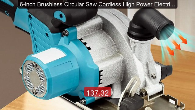 6-inch Brushless Circular Saw Cordless High Power Electric Woo... Best Buy 2026 | Great Quality!