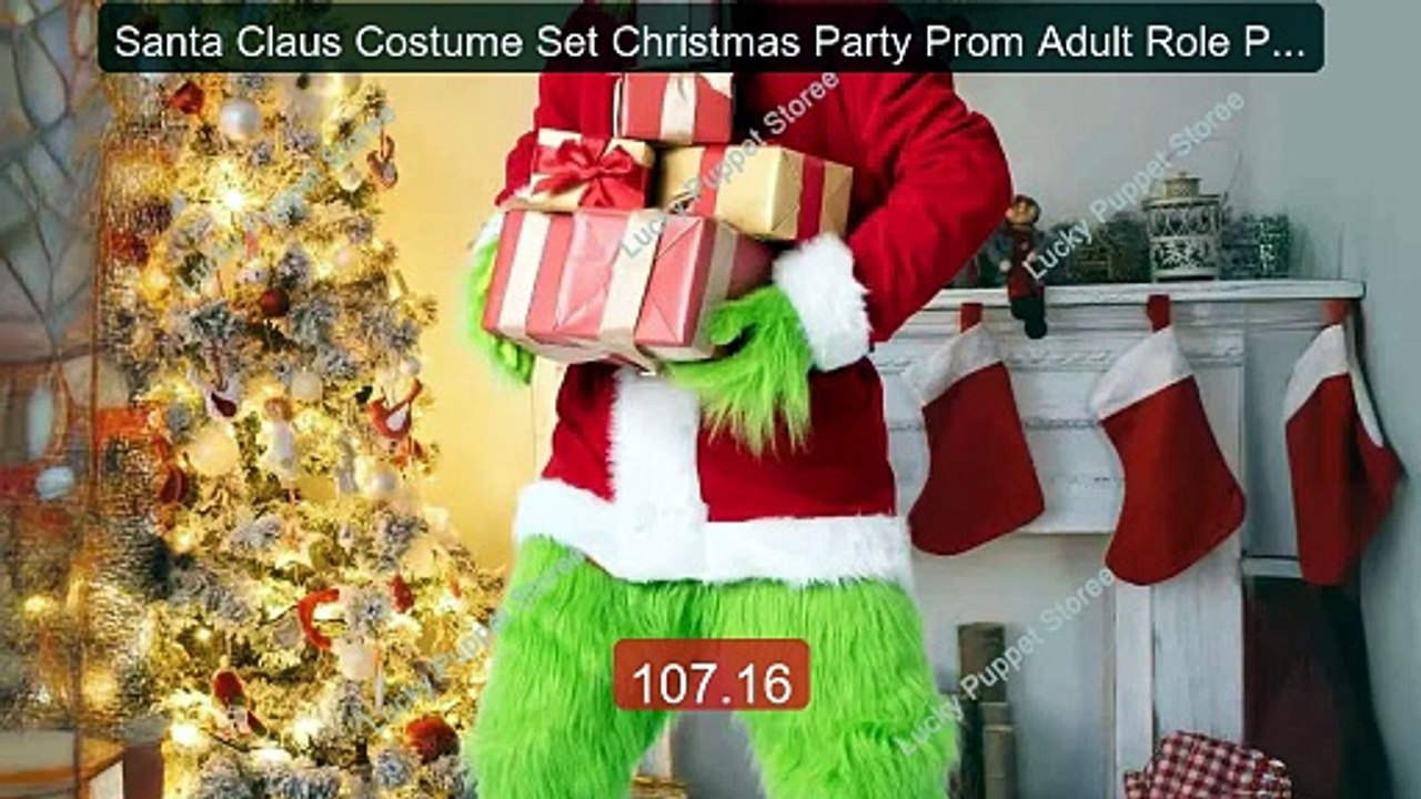 Santa Claus Costume Set Christmas Party Prom Adult Role Playin... -- Hot Deal 2026 | Limited Offer!