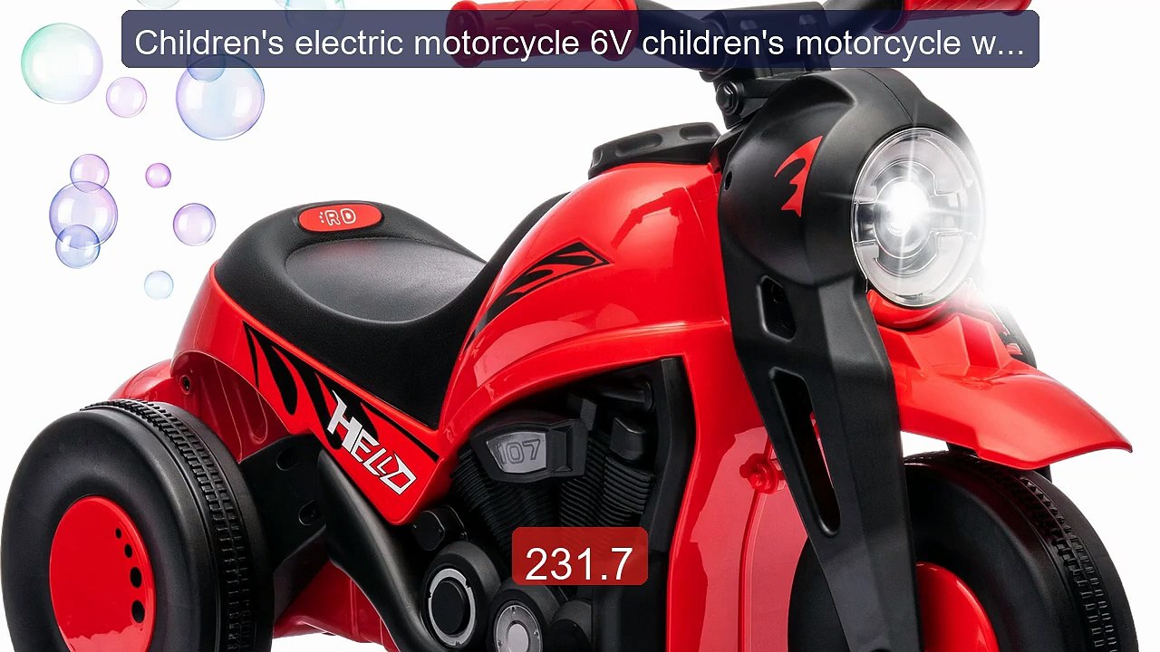 Children's electric motorcycle 6V children's motorcycle with music... -- Best Deal 2026 | Shop Now!