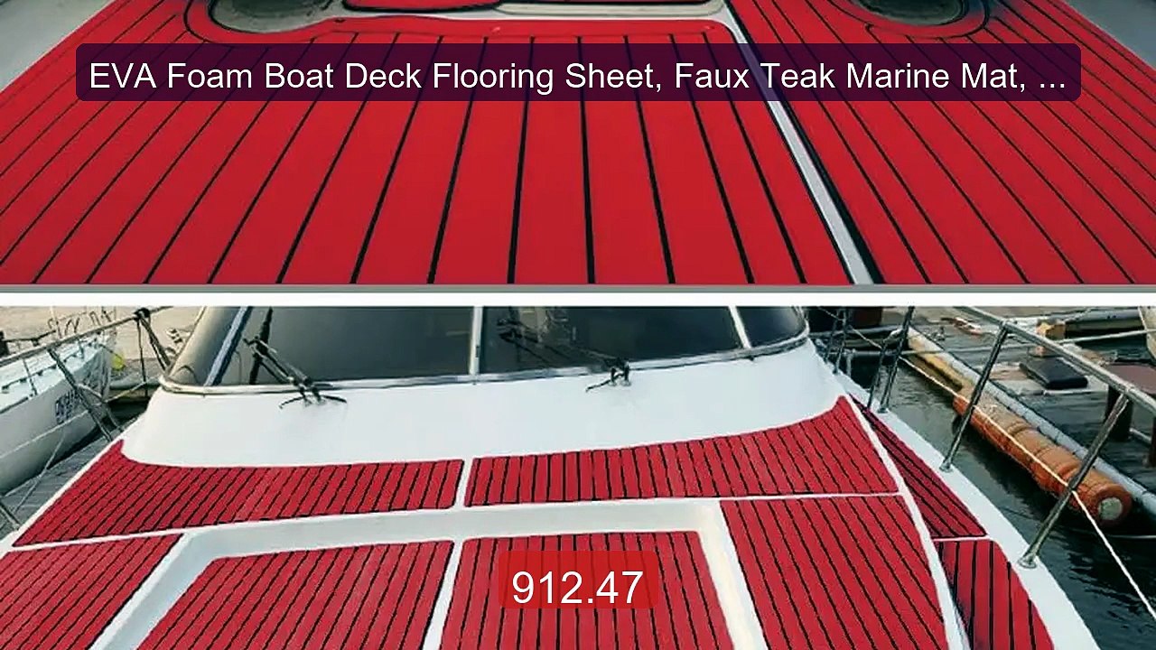 EVA Foam Boat Deck Flooring Sheet, Faux Teak Marine Mat, Yacht Car... -- Best Deal 2026 | Shop Now!