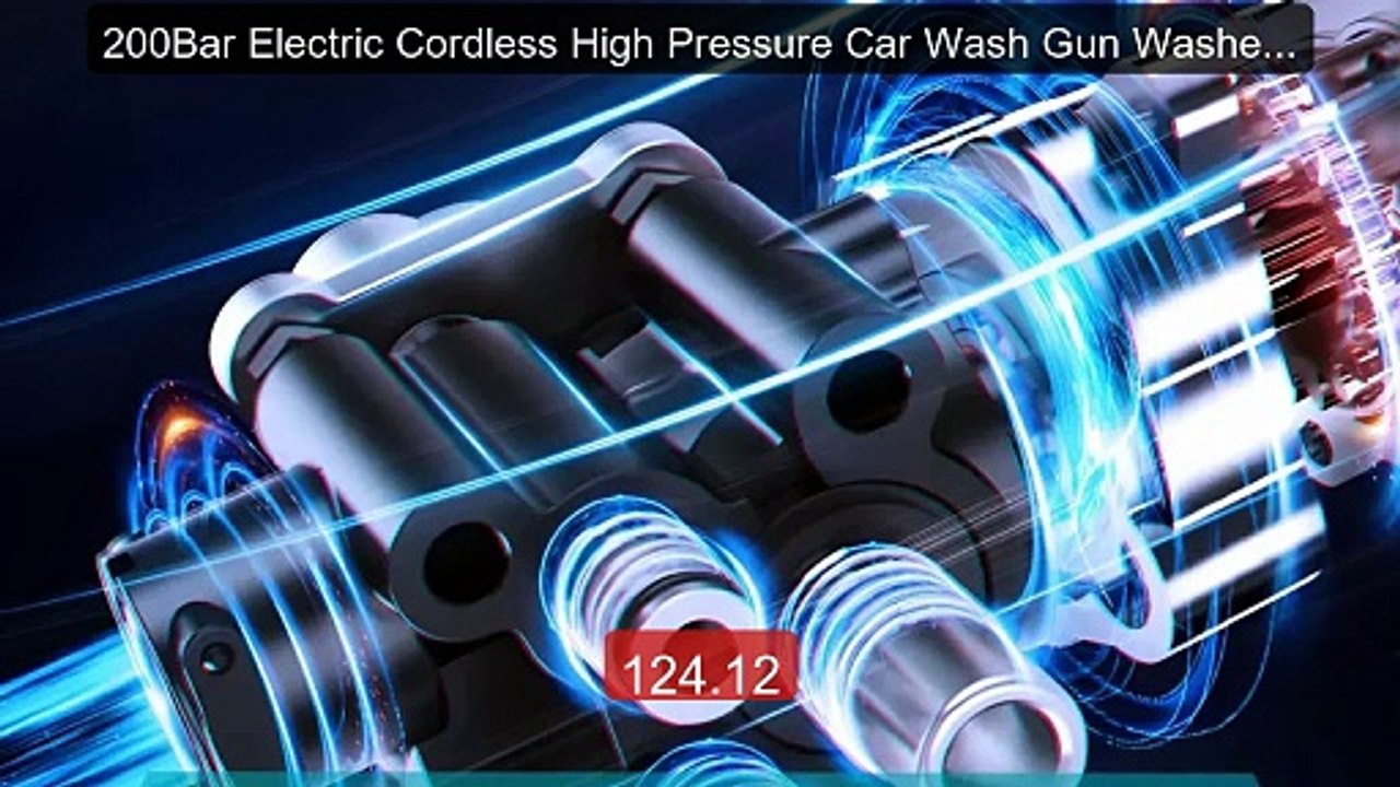 200Bar Electric Cordless High Pressure Car Wash Gun Washer Supplies... -- Top Rated 2026 | Buy Now!
