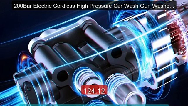 200Bar Electric Cordless High Pressure Car Wash Gun Washer Supplies... Top Rated 2026 | Buy Now!