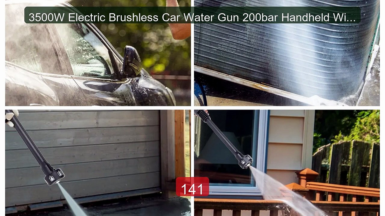 3500W Electric Brushless Car Water Gun 200bar Handheld Wireless Sp... -- Best Deal 2026 | Shop Now!
