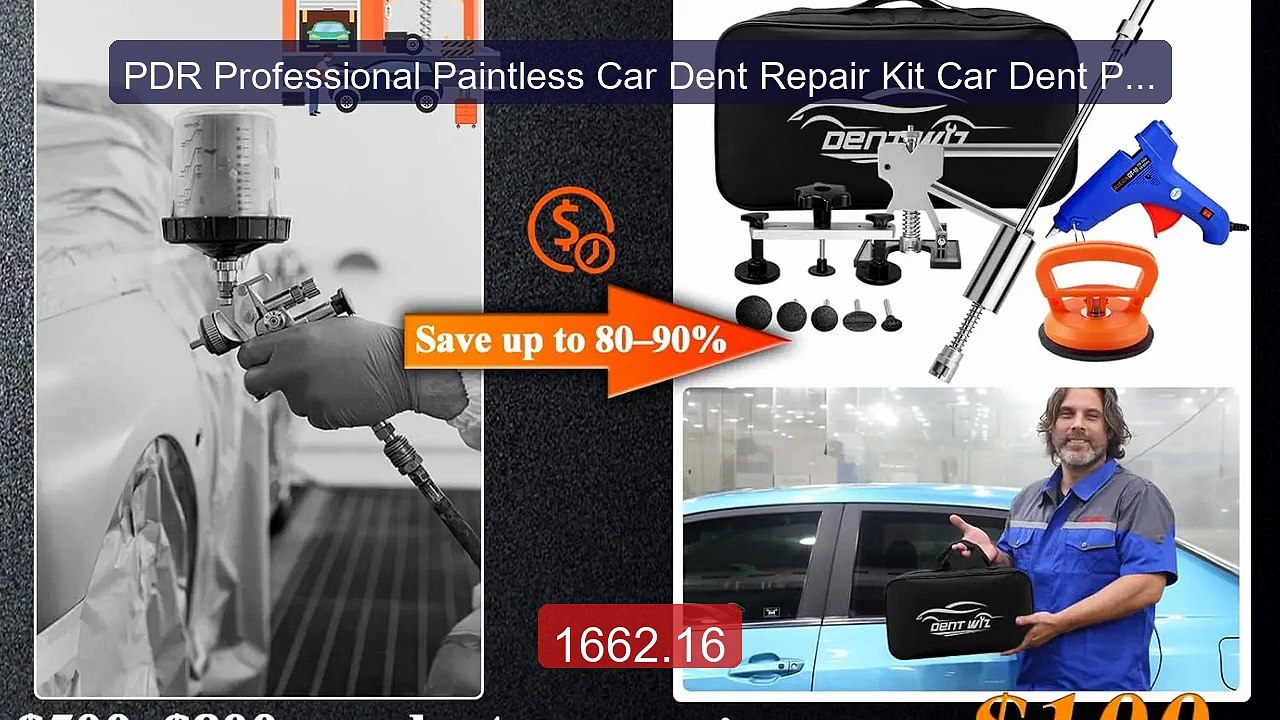 PDR Professional Paintless Car Dent Repair Kit...