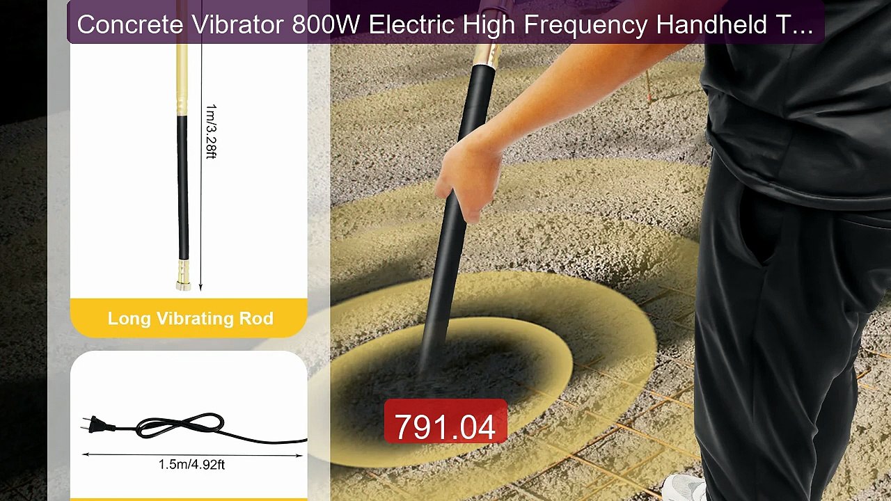 Concrete Vibrator 800W Electric High Frequency Handheld Too... -- Top Pick 2026 | Unbeatable Price!