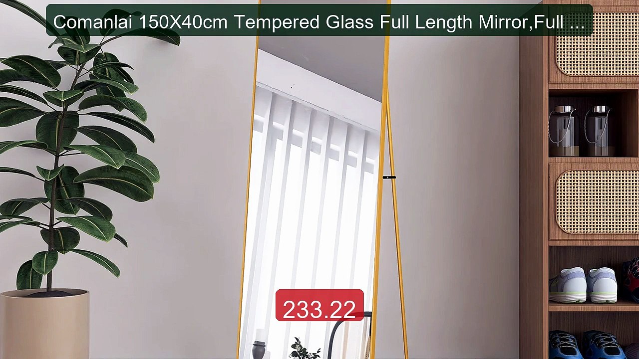 Comanlai 150X40cm Tempered Glass Full Length Mirror,Full Body ... -- Best Buy 2026 | Great Quality!