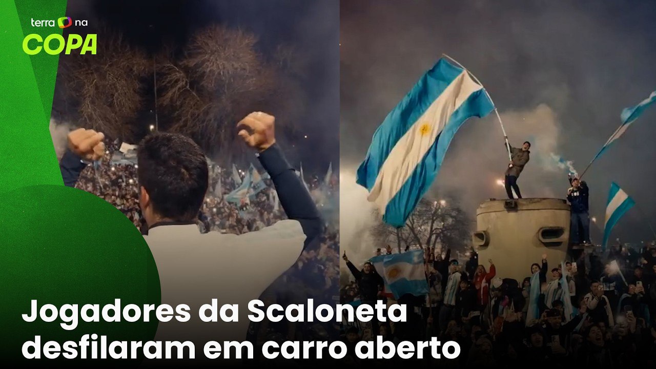 Argentina é recebida com festa mesmo após perder para a Espanha na final da Copa do Mundo