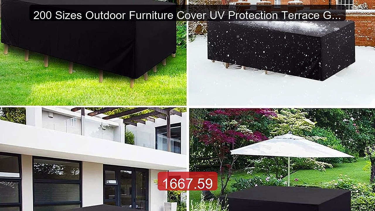 200 Sizes Outdoor Furniture Cover UV Protection Terrace Gar... -- Top Pick 2026 | Unbeatable Price!