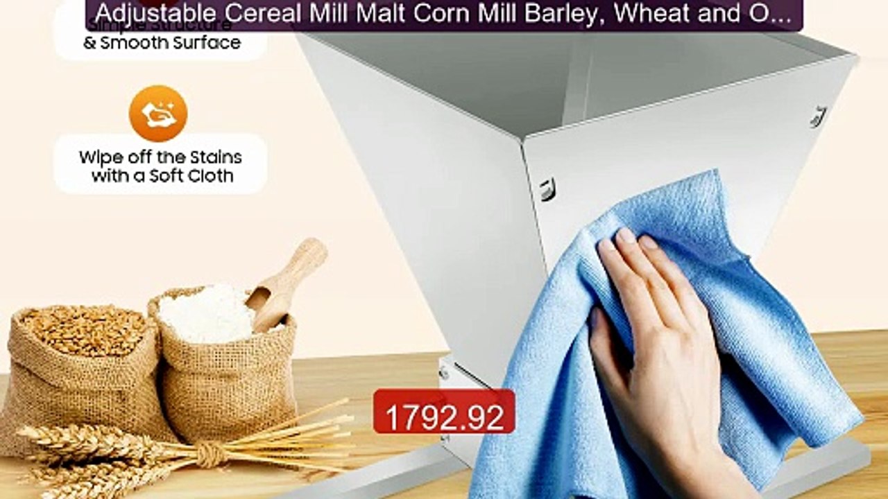 Adjustable Cereal Mill Malt Corn Mill Barley, Wheat and Other ... -- Hot Deal 2026 | Limited Offer!