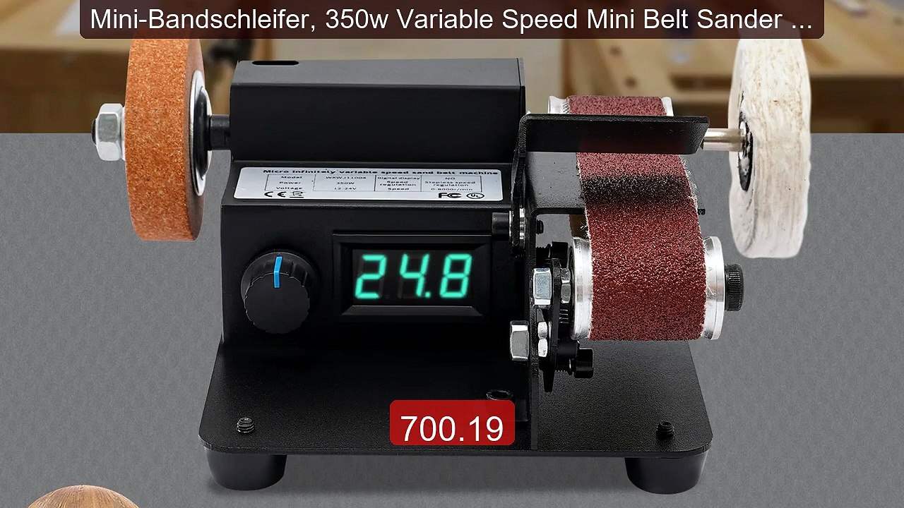 Mini-Bandschleifer, 350w Variable Speed Mini Belt Sander Multi-mate... -- Top Rated 2026 | Buy Now!