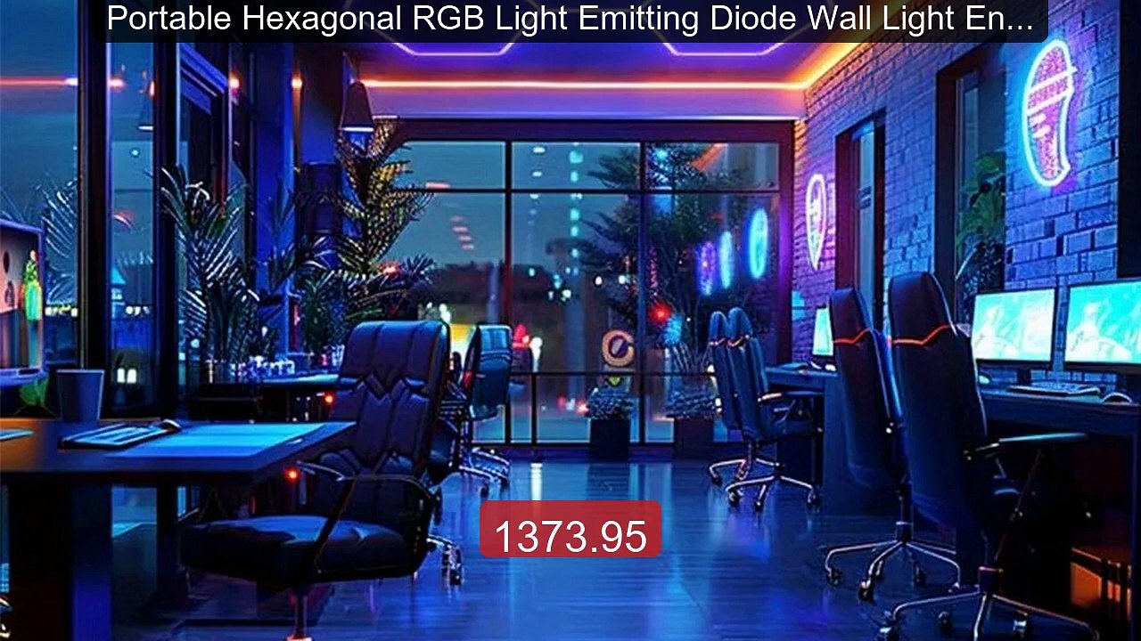 Portable Hexagonal RGB Light Emitting Diode Wall Light Environ... -- Hot Deal 2026 | Limited Offer!