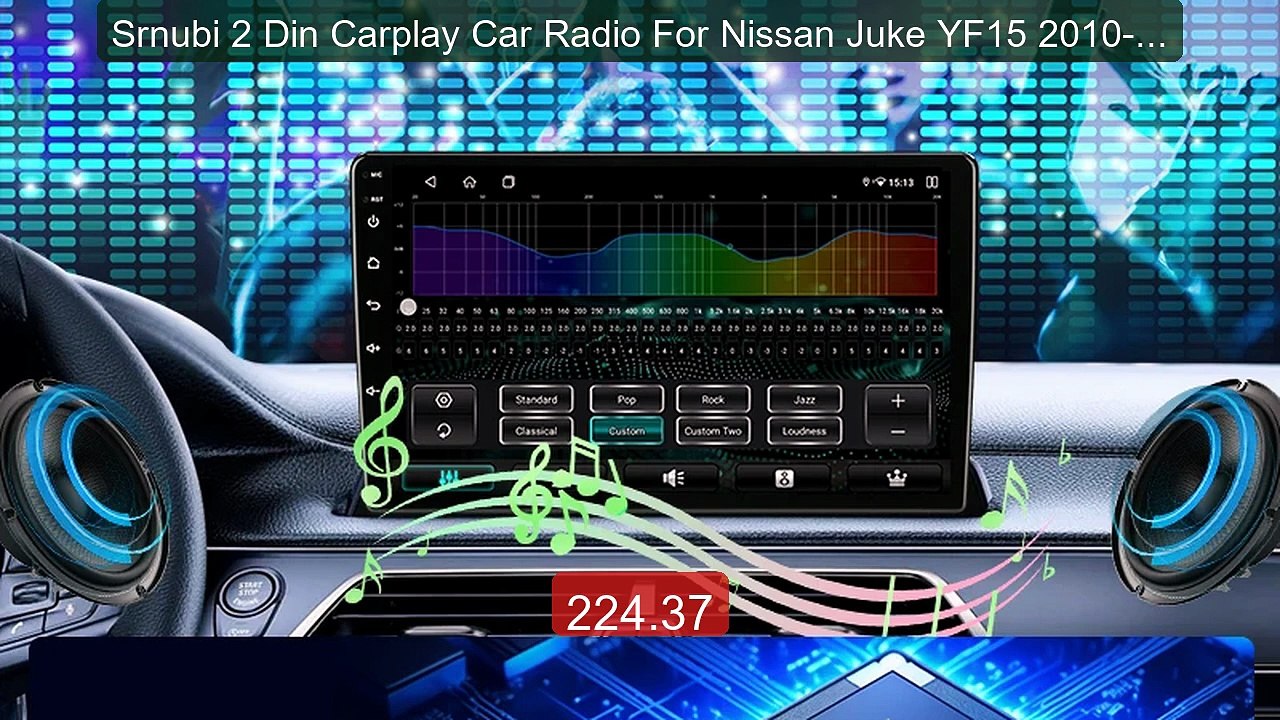 Srnubi 2 Din Carplay Car Radio For Nissan Juke YF15 2010-2014 ... -- Hot Deal 2026 | Limited Offer!