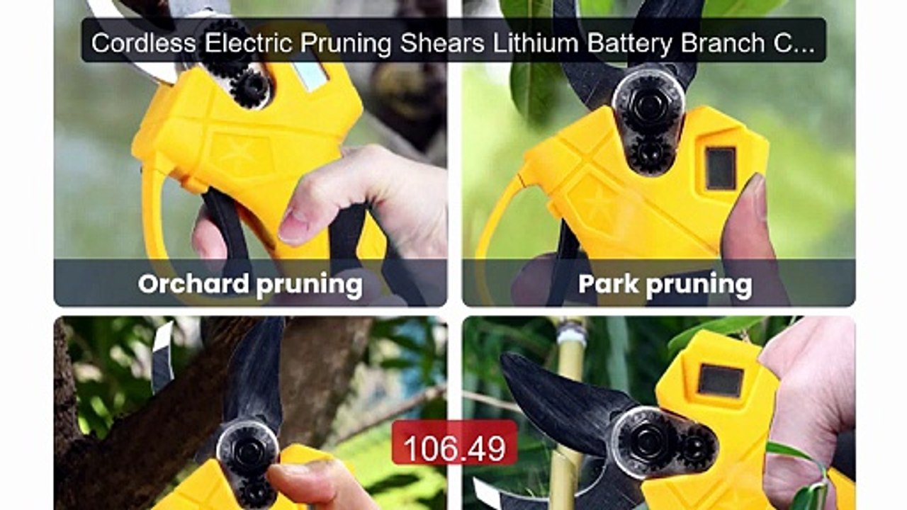 Cordless Electric Pruning Shears Lithium Battery Branch Cutter... -- Best Buy 2026 | Great Quality!
