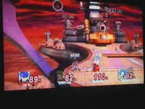 Super Smash Bros Brawl Ike vs Lucas vs Wario vs Sonic