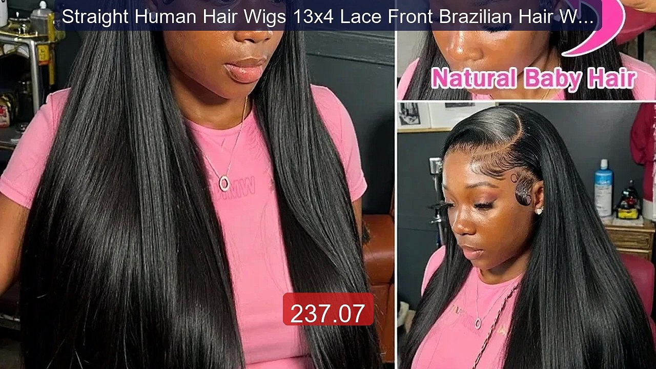 Straight Human Hair Wigs 13x4 Lace Front Brazilian Hair Wig 13x6 H... -- Best Deal 2026 | Shop Now!
