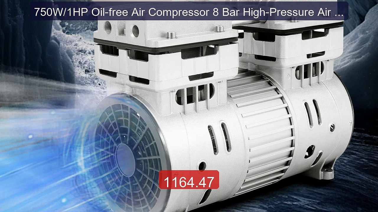 750W/1HP Oil-free Air Compressor 8 Bar High-Pressure Air Compressor... -- Top Rated 2026 | Buy Now!