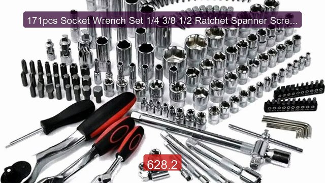 171pcs Socket Wrench Set 1/4 3/8 1/2 Ratchet Spanner Screwdriv... Best Buy 2026 | Great Quality!