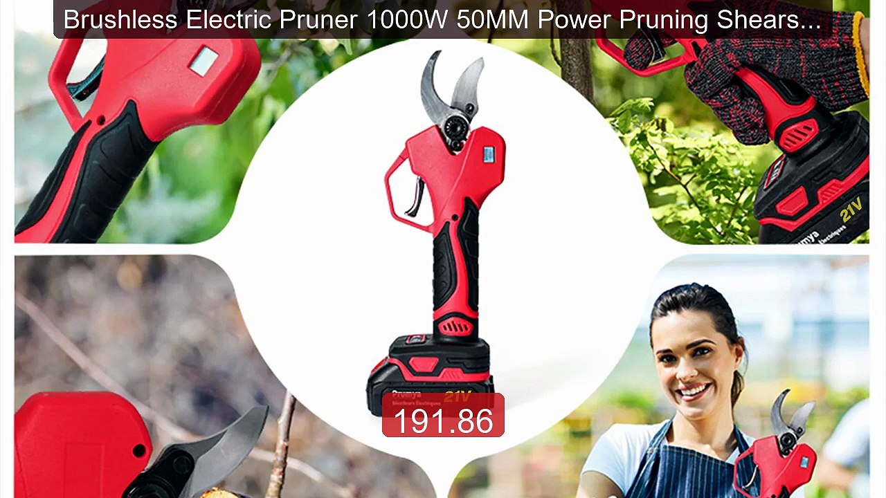Brushless Electric Pruner 1000W 50MM Power Pruning Shears with 21V... -- Best Deal 2026 | Shop Now!