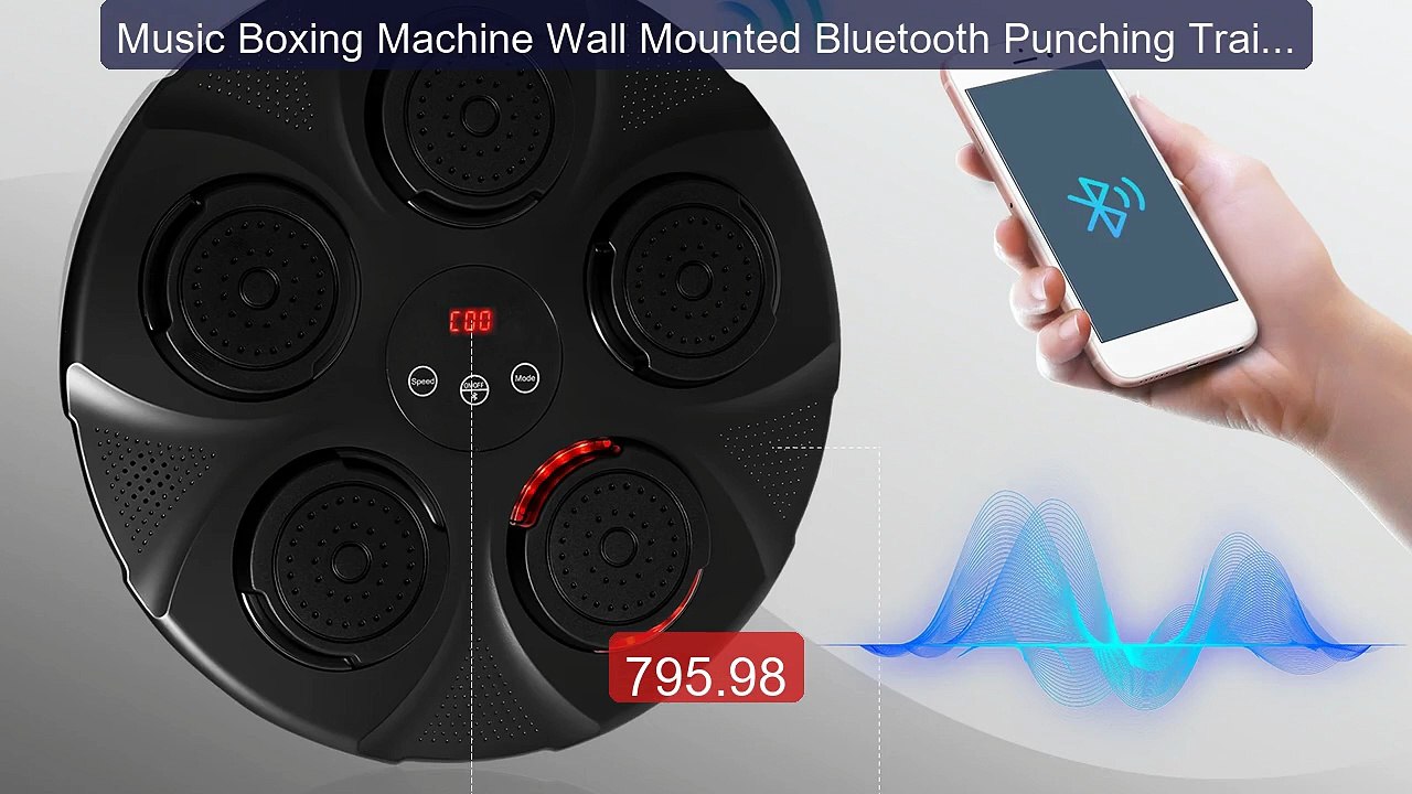 Music Boxing Machine Wall Mounted Bluetooth Punching Trainer w... -- Hot Deal 2026 | Limited Offer!