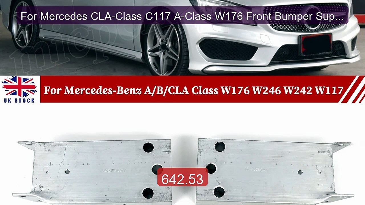 For Mercedes CLA-Class C117 A-Class W176 Front Bumper Support ... -- Best Buy 2026 | Great Quality!