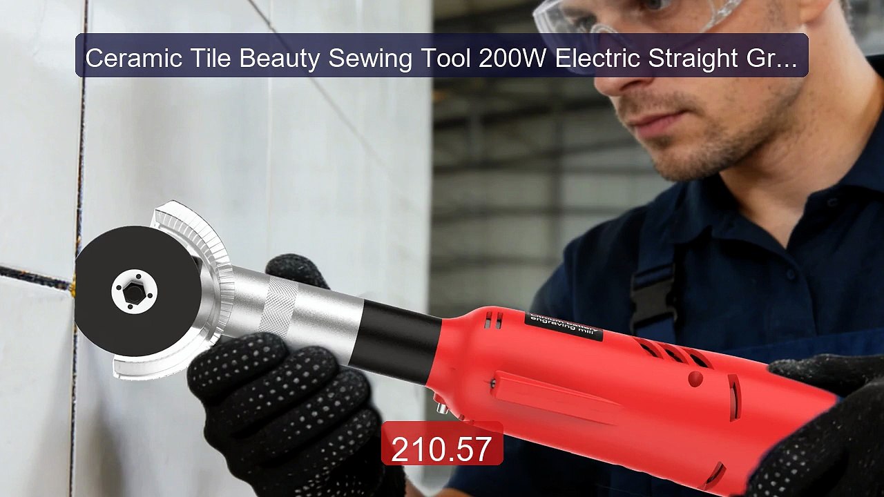 Ceramic Tile Beauty Sewing Tool 200W Electric Straight Grinder... -- Best Buy 2026 | Great Quality!