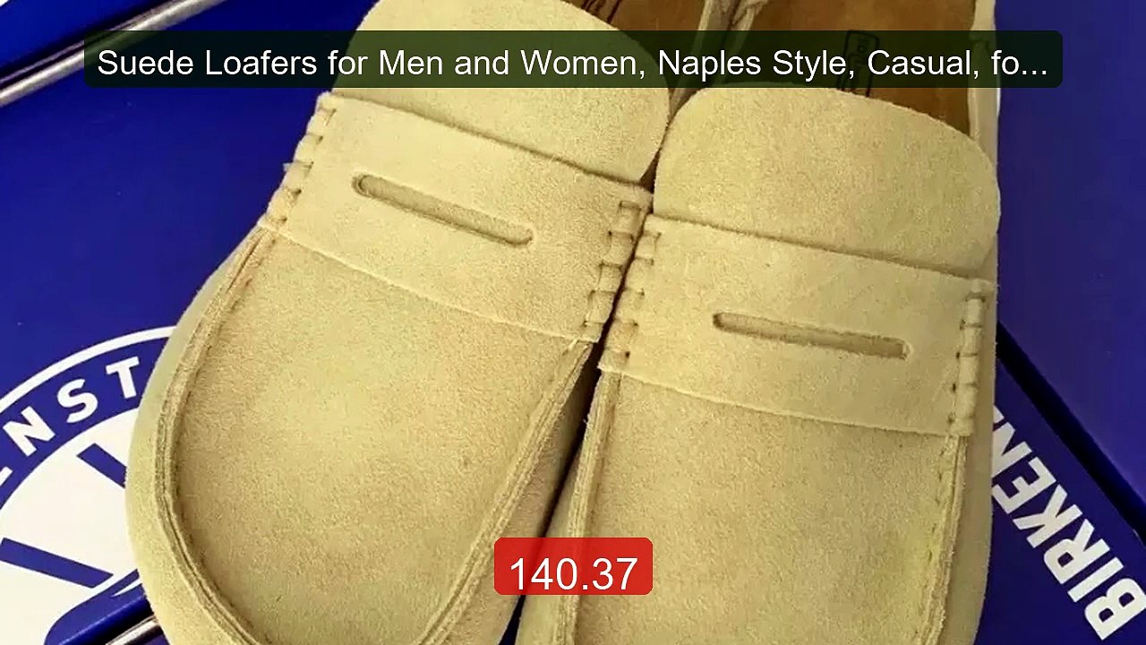 Suede Loafers for Men and Women, Naples Style, Casual, for Dr... -- Amazing Value 2026 | Must Have!