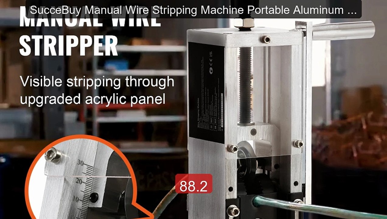 SucceBuy Manual Wire Stripping Machine Portable Aluminum Frame 1.5-... -- Top Rated 2026 | Buy Now!
