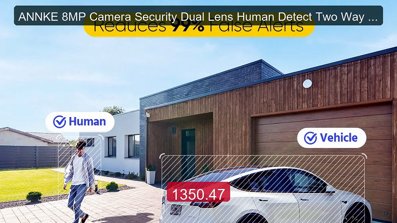 ANNKE 8MP Camera Security Dual Lens Human Detect Two Way Audio... -- Best Buy 2026 | Great Quality!