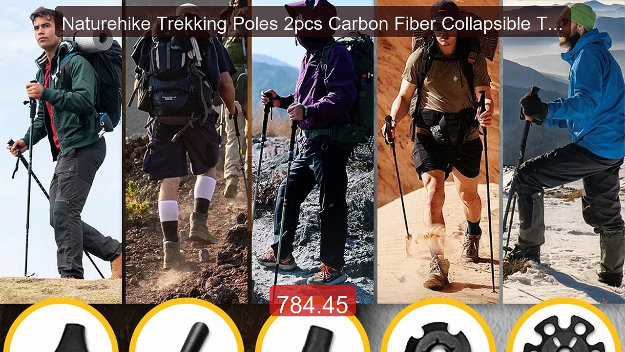 Naturehike Trekking Poles 2pcs Carbon Fiber Collapsible Tel... -- Top Pick 2026 | Unbeatable Price!