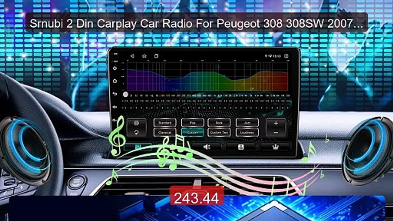Srnubi 2 Din Carplay Car Radio For Peugeot 308 308SW 2007-2015 408 ... -- Top Rated 2026 | Buy Now!