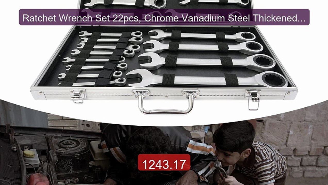 Ratchet Wrench Set 22pcs, Chrome Vanadium Steel Thickened For... -- Amazing Value 2026 | Must Have!