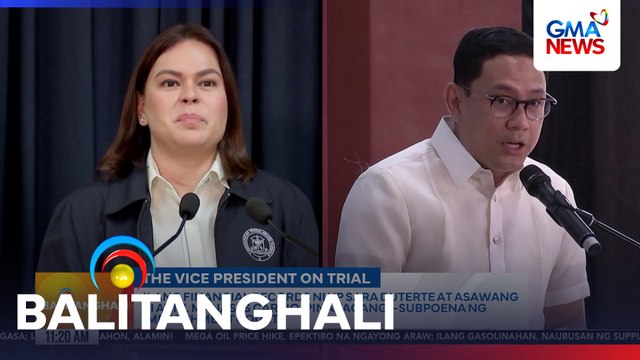 Ilang financial records ni VPSD at asawang si Atty. Manases Carpio, pinayagang i-subpoena ng impeachment court | Balitanghali