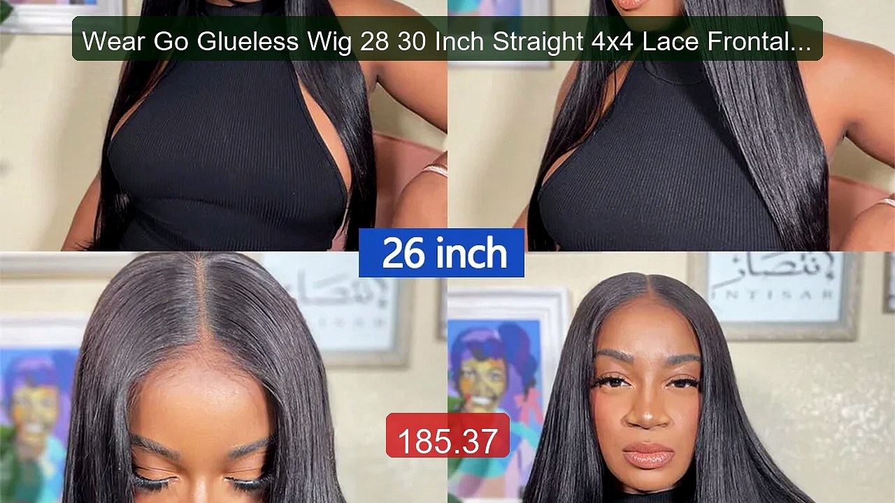 Wear Go Glueless Wig 28 30 Inch Straight 4x4 Lace Frontal W... -- Top Pick 2026 | Unbeatable Price!
