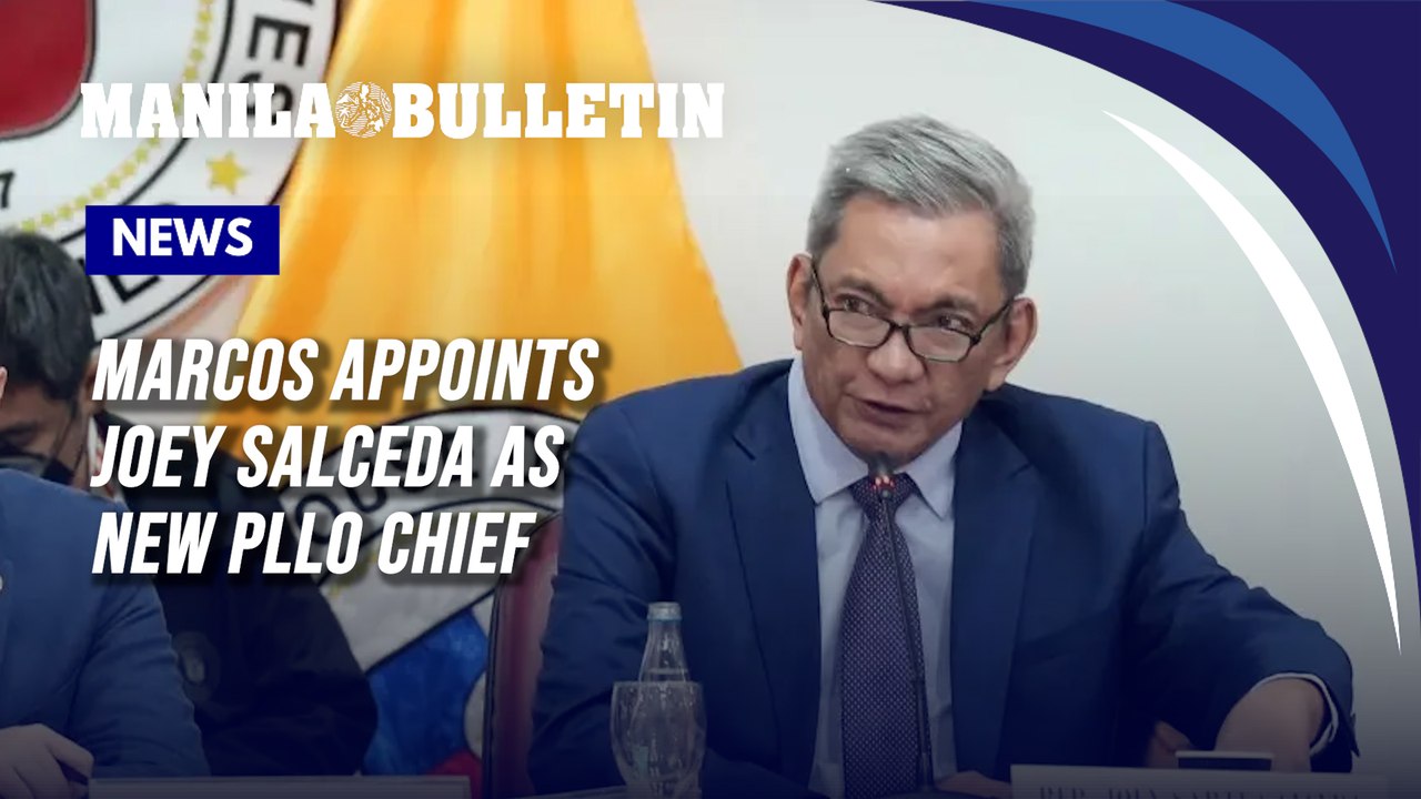 Marcos appoints Joey Salceda as new PLLO chief
